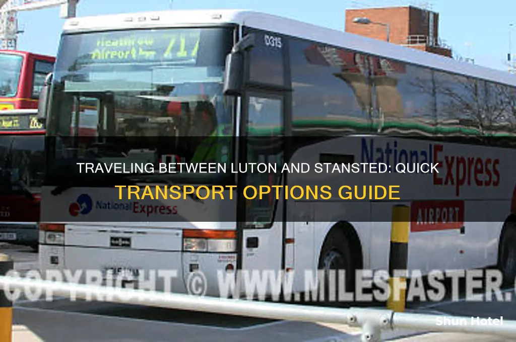 how do you get from luton airport to stansted airport