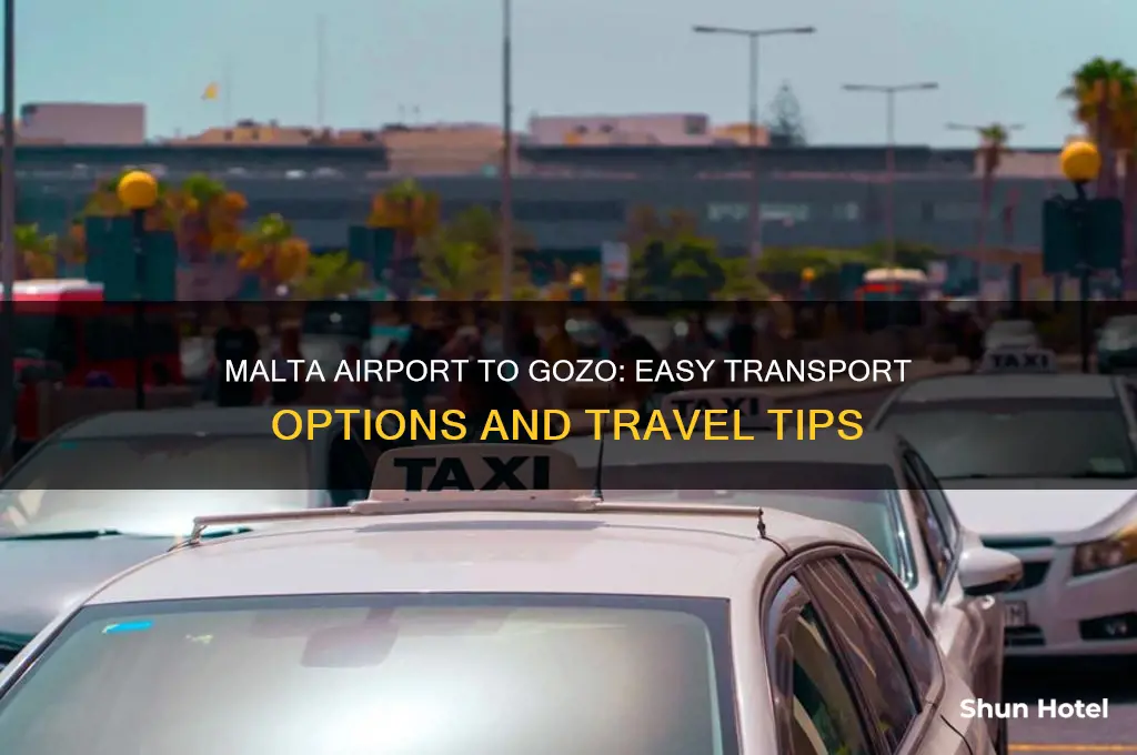how do you get from malta airport to gozo