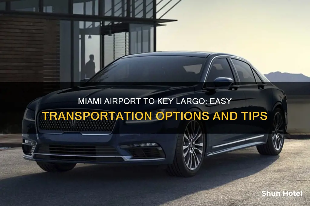 how do you get from miami airport to key largo