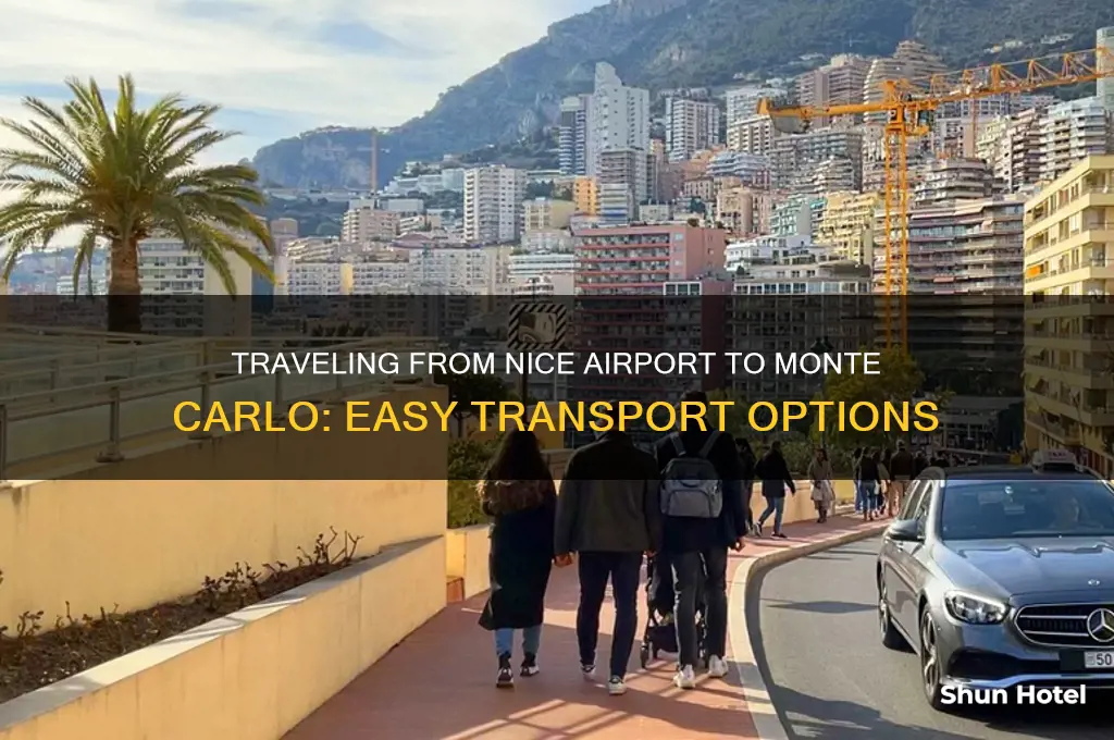 how do you get from nice airport to monte carlo