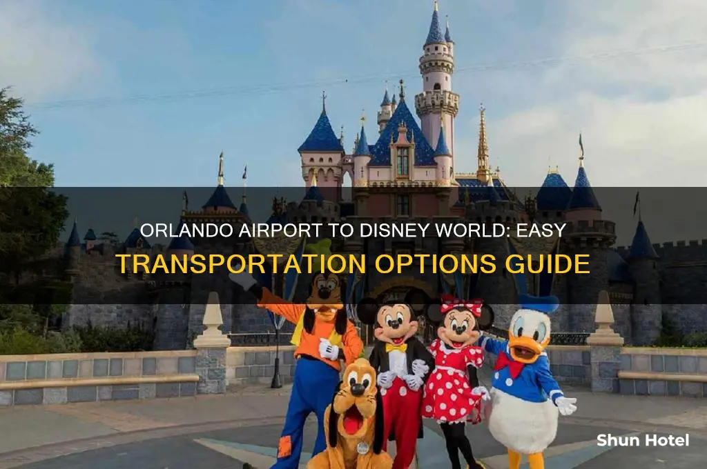 how do you get from orlando airport to disney world
