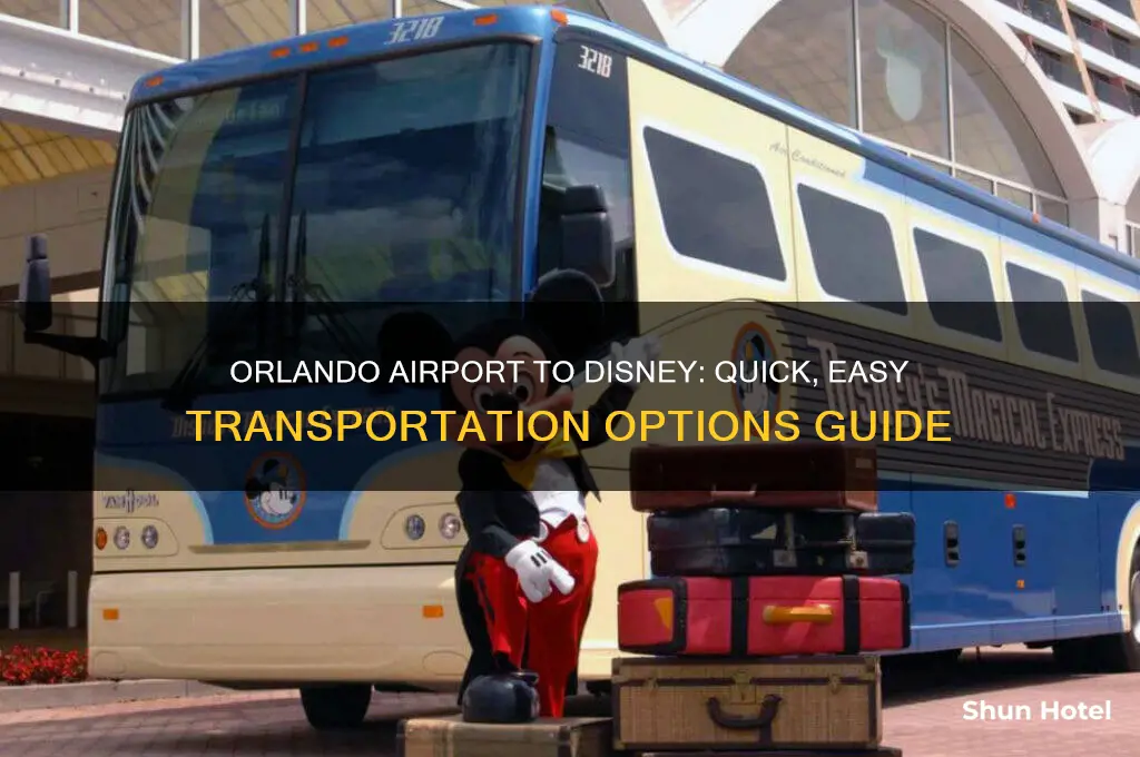 how do you get from orlando airport to disney