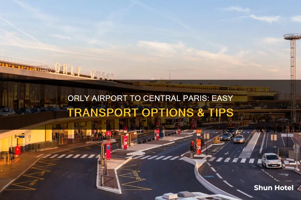 how do you get from orly airport to central paris