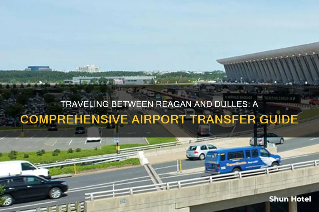 how do you get from reagan airport to dulles airport