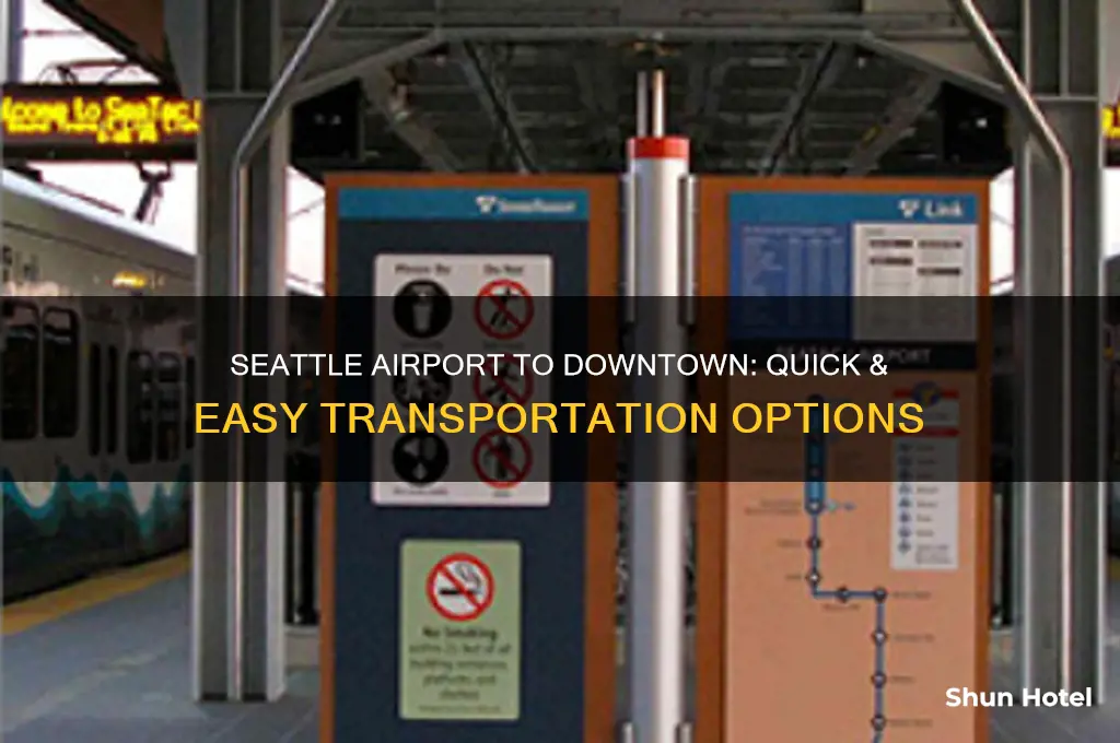 how do you get from seattle airport to downtown settle