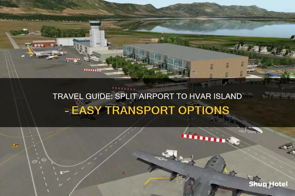 how do you get from split airport to hvar