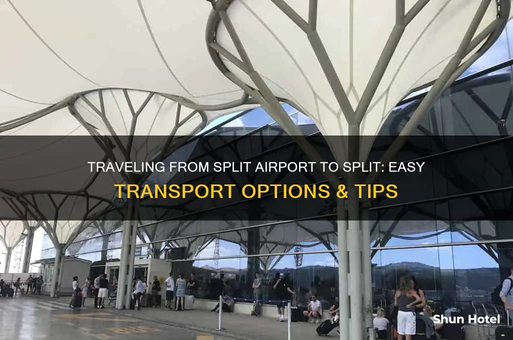 how do you get from split airport to split
