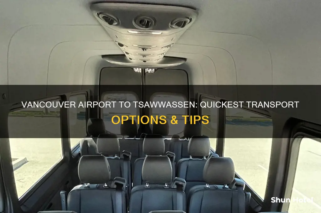 how do you get from vancouver airport to tsawwassen