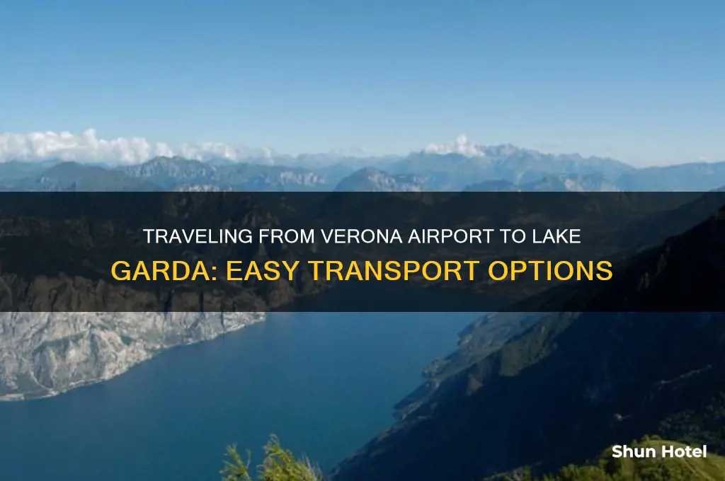 how do you get from verona airport to lake garda