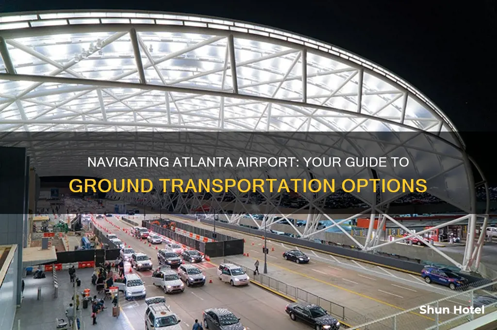 how do you get ground transportation ay atlanta airport