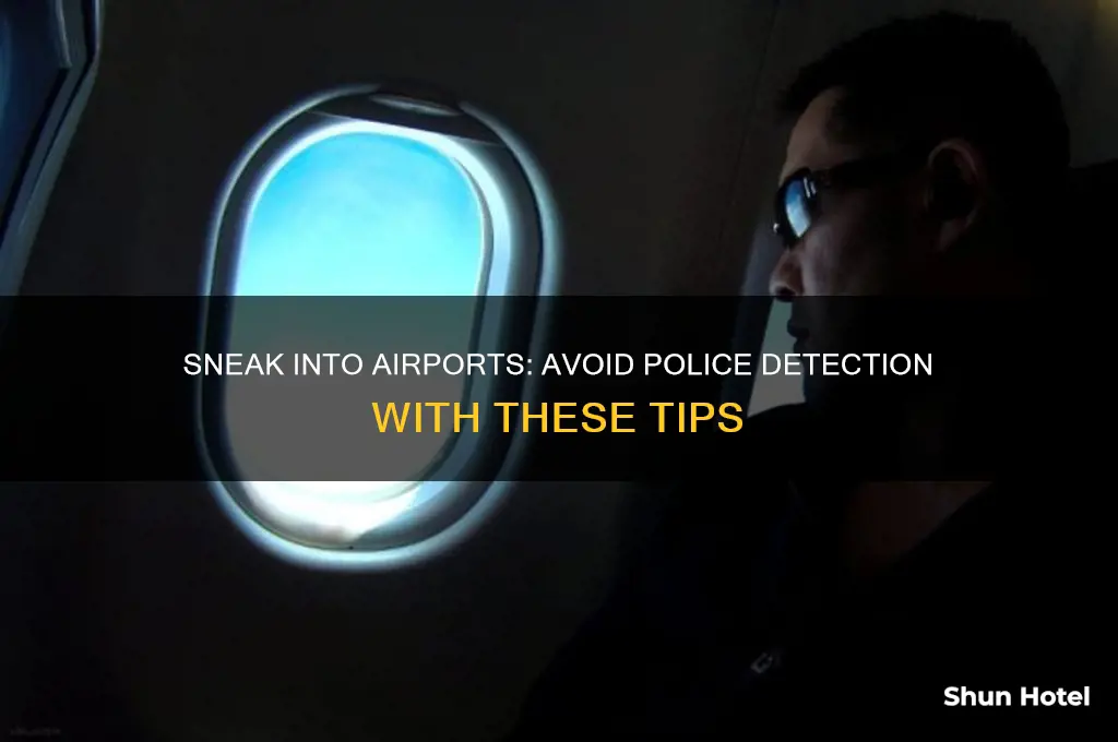 how do you get in the airport without cops
