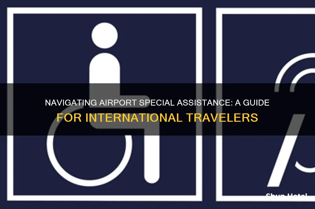 how do you get special assistance at the airport international