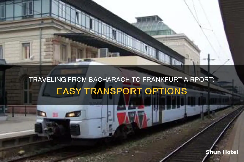 how do you get to frankfurt airport from bacharach