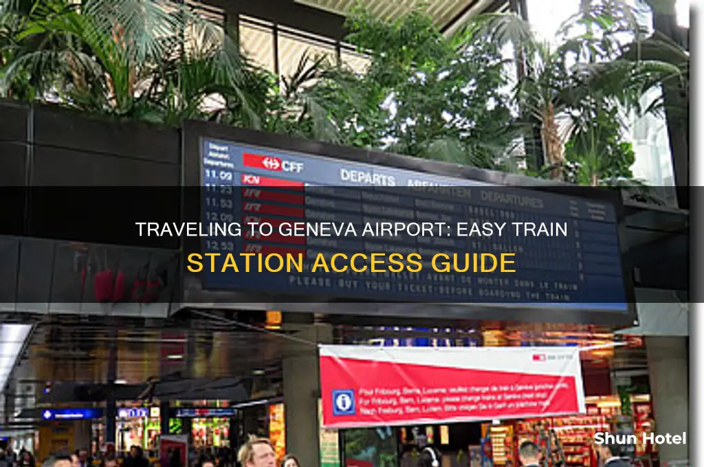 how do you get to geneva airport train station