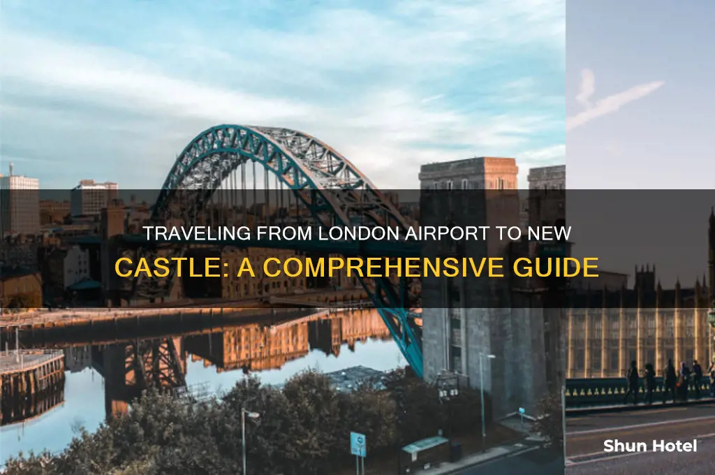 how do you get to new castle from london airport