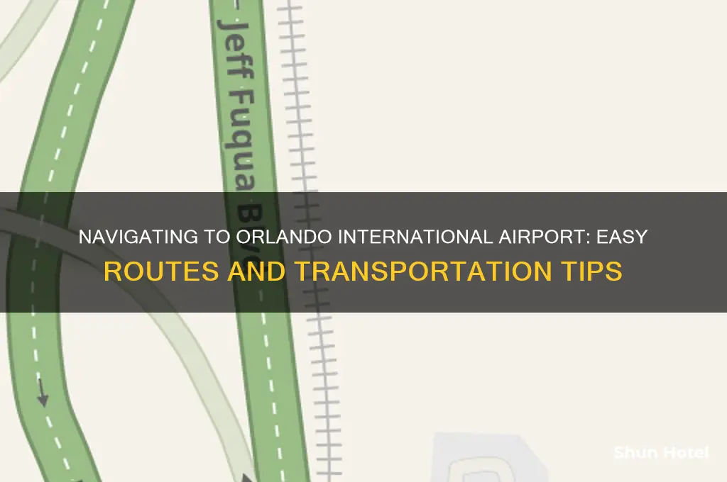 how do you get to orlando international airport