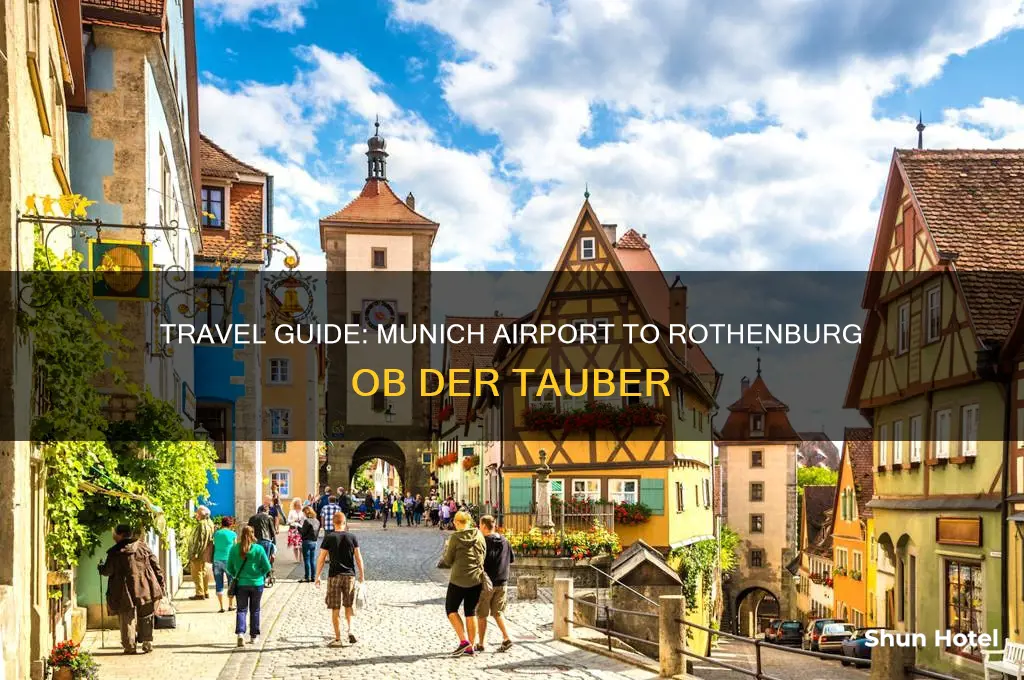 how do you get to rothenburg from munich airport