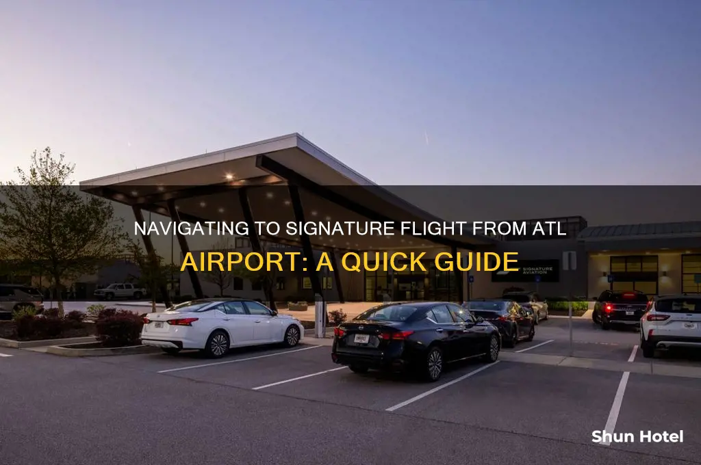 how do you get to signature flight from atl airport
