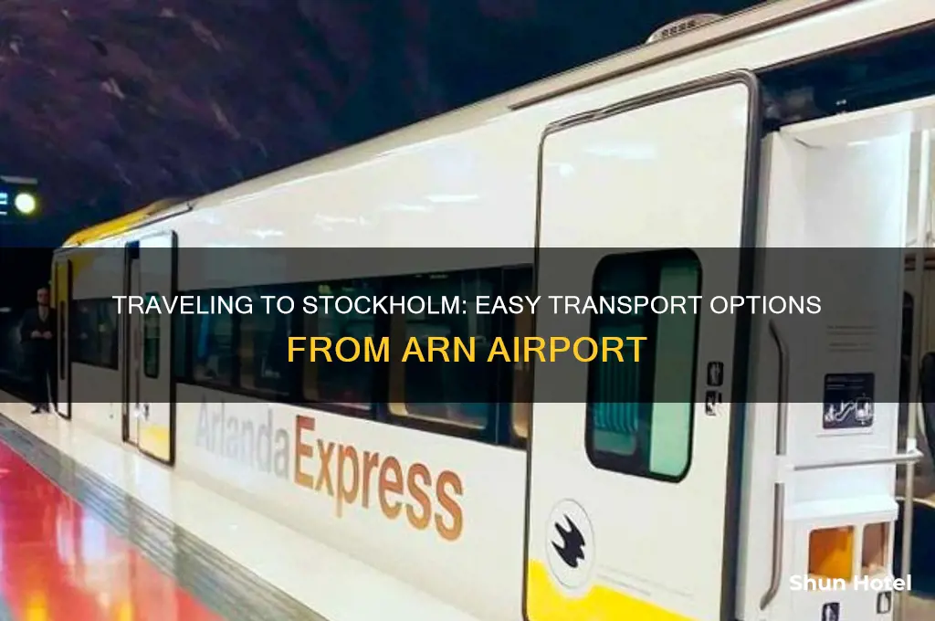 how do you get to stockholm from arn airport