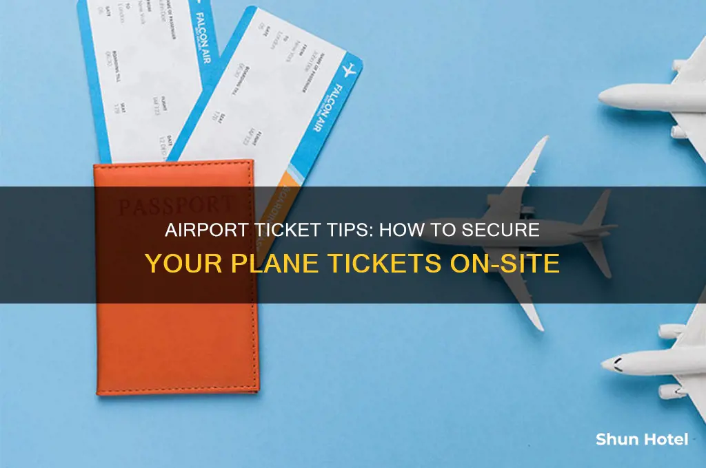 how do you get your plane tickets at the airport