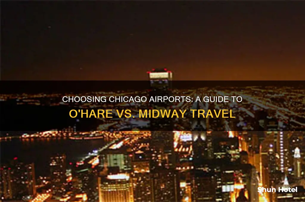 how do you know which chicago airport to fly into