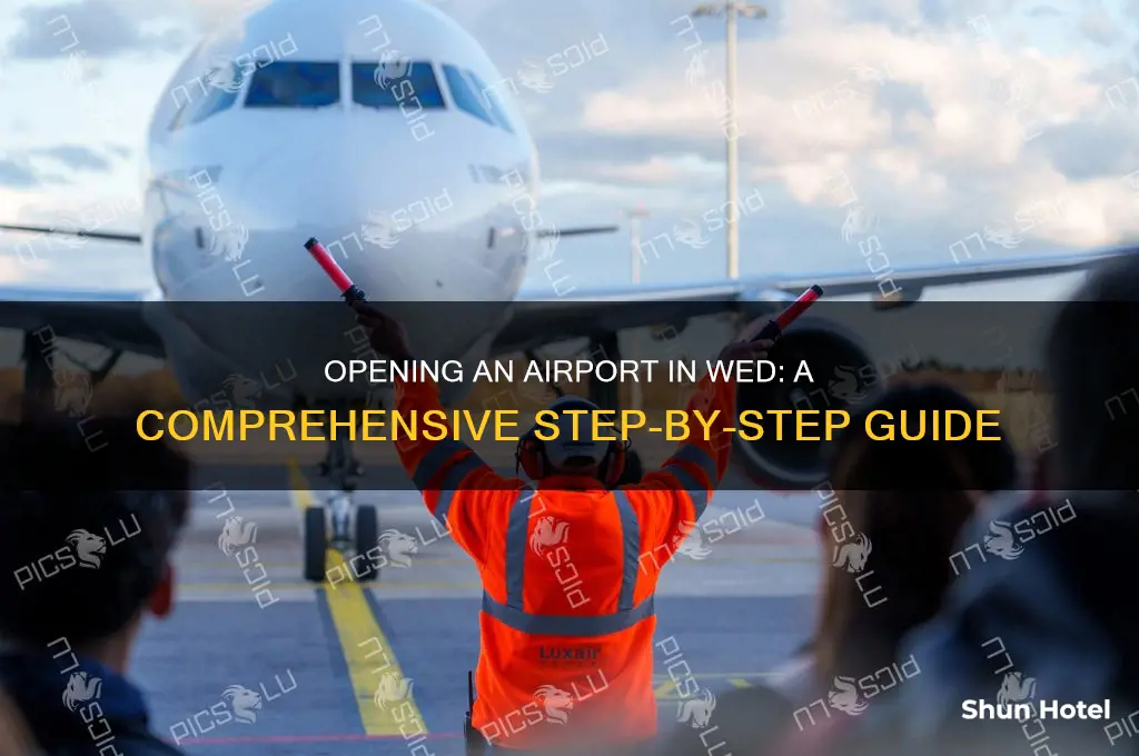 how do you open an airport in wed