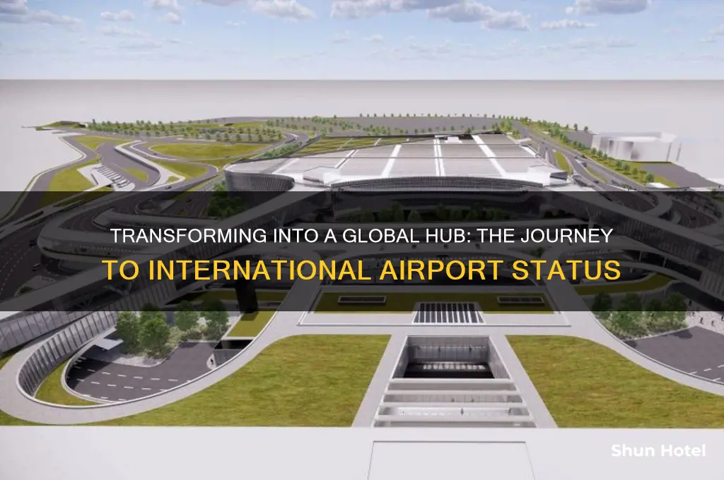 how does an airport become an international airport