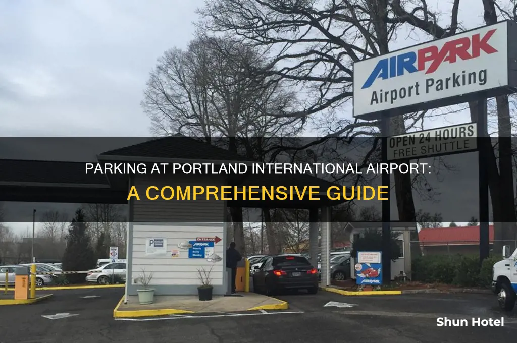 how does parking in portland internation airport work