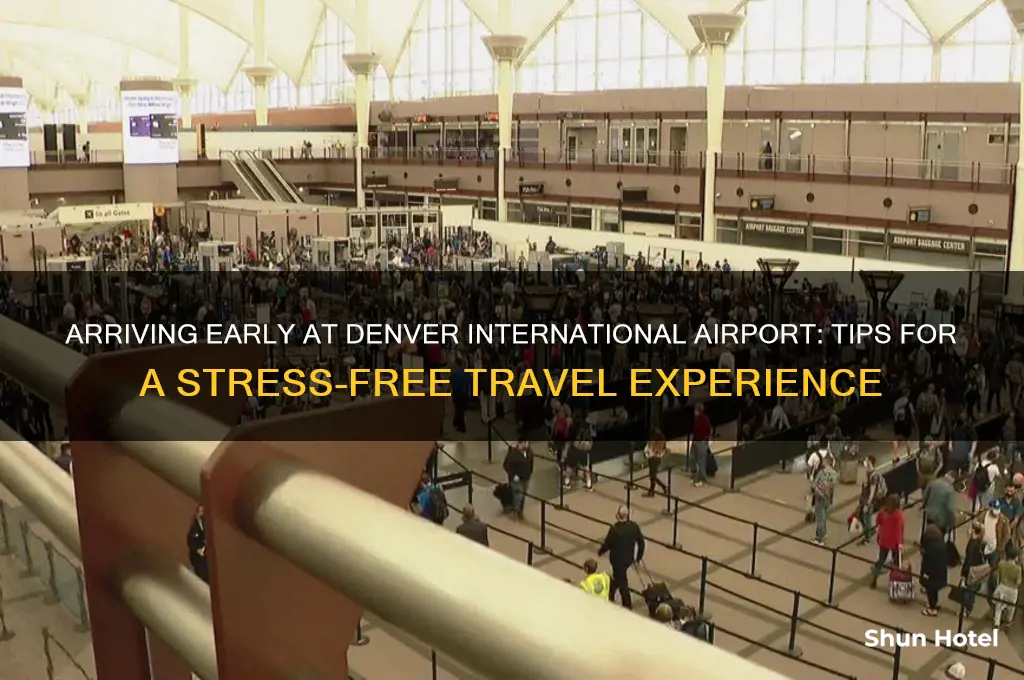 how early arrive denver airport international