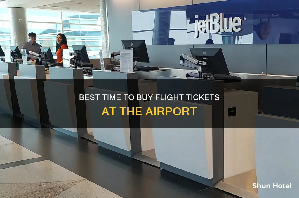 how early can i buy flight tickets at the airport