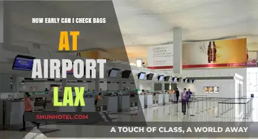 Checking Bags Early at LAX: When and Where?