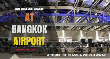 Bangkok Airport: Early Check-In Options Explored