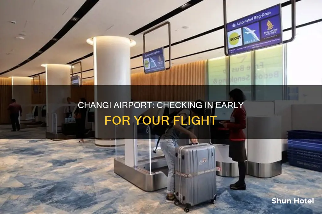 how early can i check in at changi airport