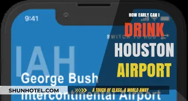 Houston Airport Drinking Hours: When Can I Start?