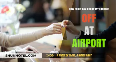 Airport luggage drop-off: When can you check in?