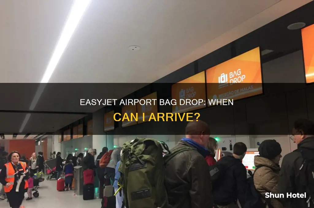 how early can i drop off luggage at airport easyjet