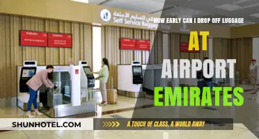 Emirates Airport: Best Time to Drop Off Luggage
