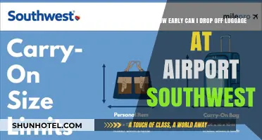 Best Time to Drop Off Luggage at Southwest Airport