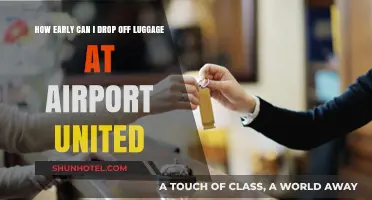 United Airlines: Best Time to Drop Off Luggage