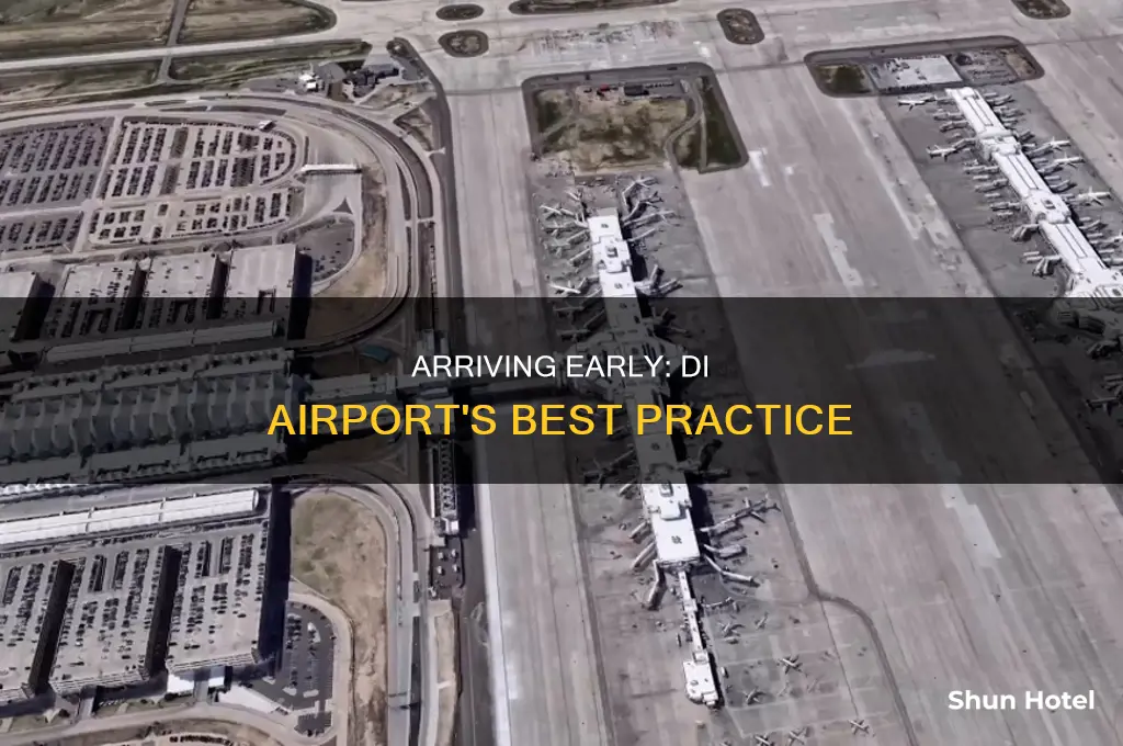how early can you arrive at the airport dia