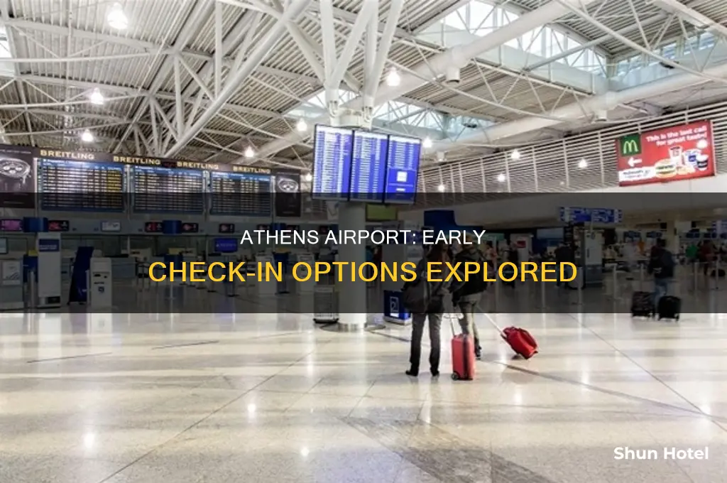 how early can you check in at athens airport