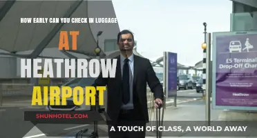 Check-in Early: Heathrow Airport Luggage Drop-off