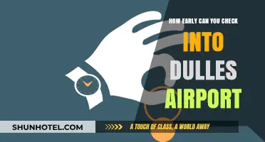 Dulles Airport: Best Time to Check-In?