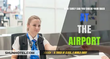 Checking Bags Early: How Far Ahead is Possible?