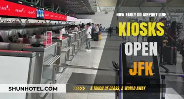 JFK Airport Kiosks: Early Opening Hours and Tips for Travelers