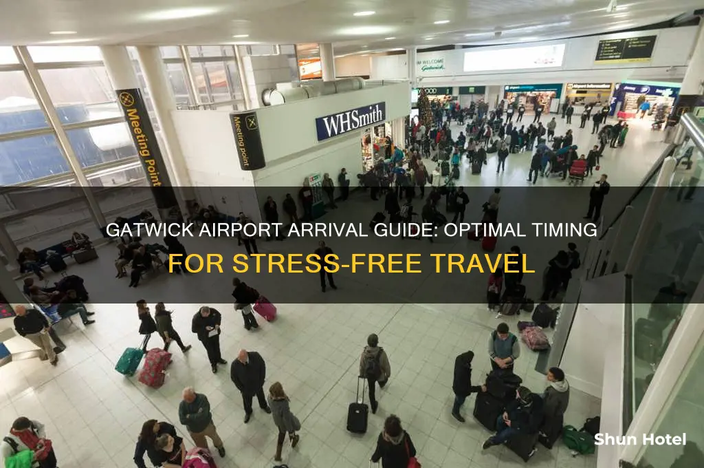 how early do i need to get to gatwick airport