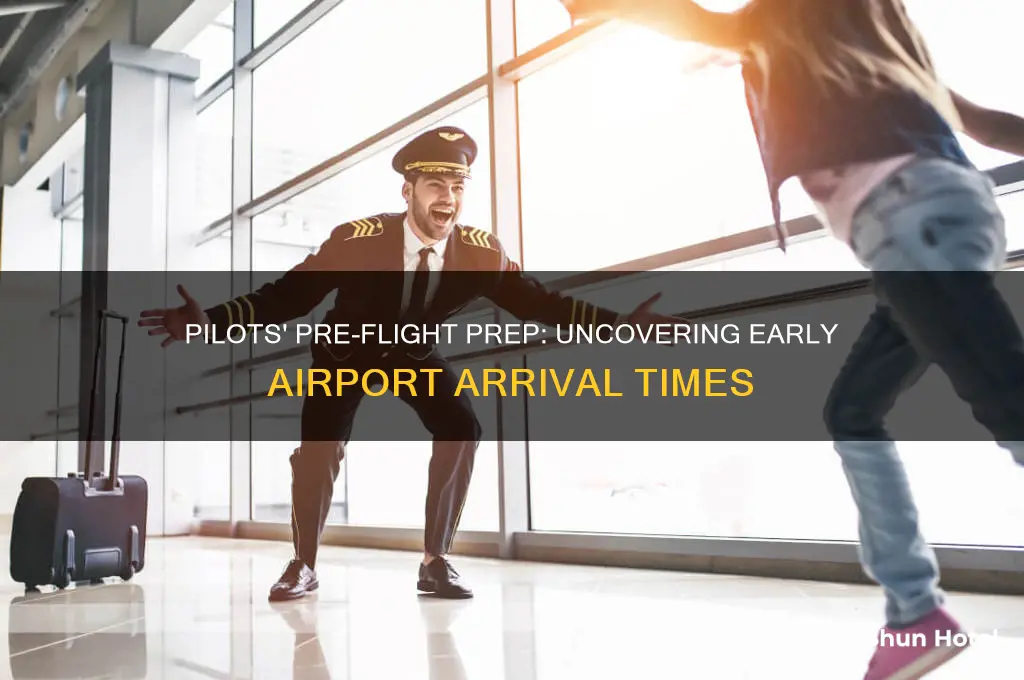 how early do pilots get to the airport