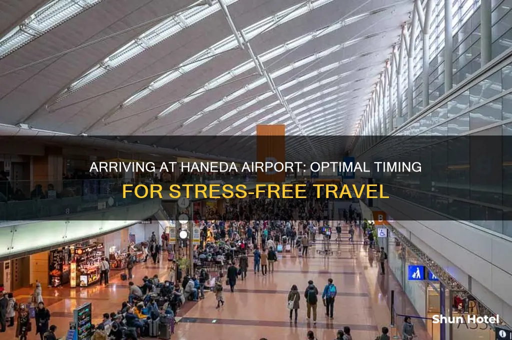 how early do you need to get to haneda airport