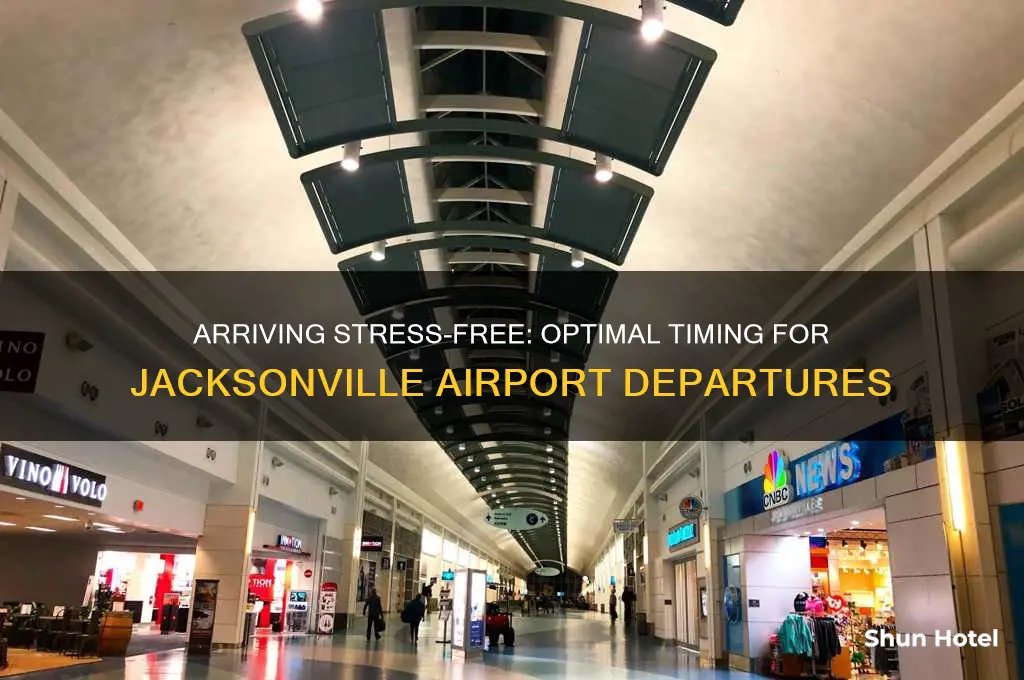 how early do you need to get to jax airport