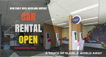 Auckland Airport Car Rental: Early Opening Hours Guide